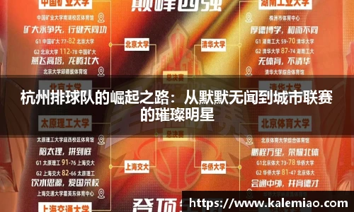 杭州排球队的崛起之路：从默默无闻到城市联赛的璀璨明星